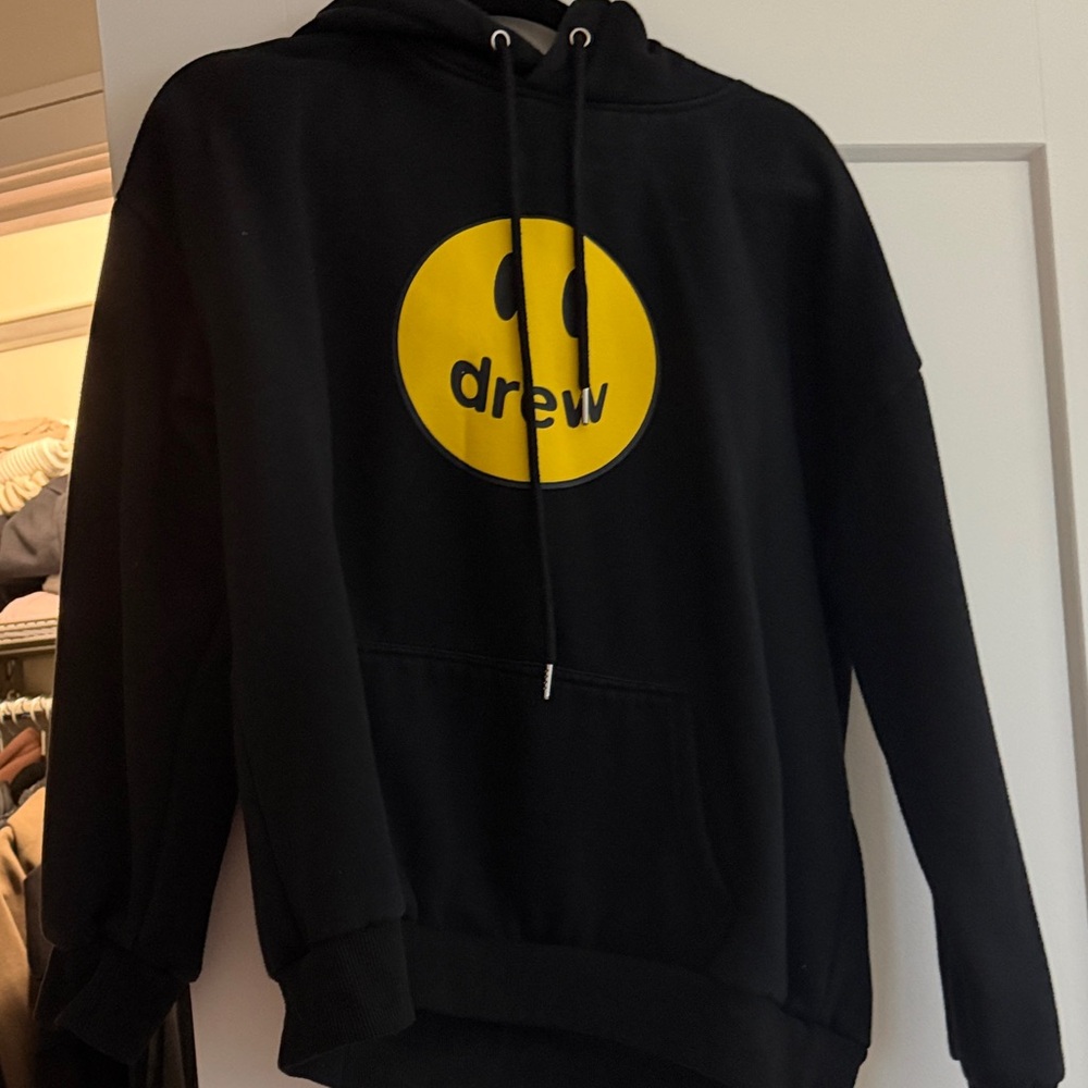 Black Hoodie with Yellow Logo